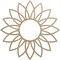 Ekena Millwork Daisy Wood Fretwork Pierced Ceiling Medallion, Birch, 36"OD x 13 7/8"ID x 3/8"T CMWP36X36X0375DABI - alternate 1